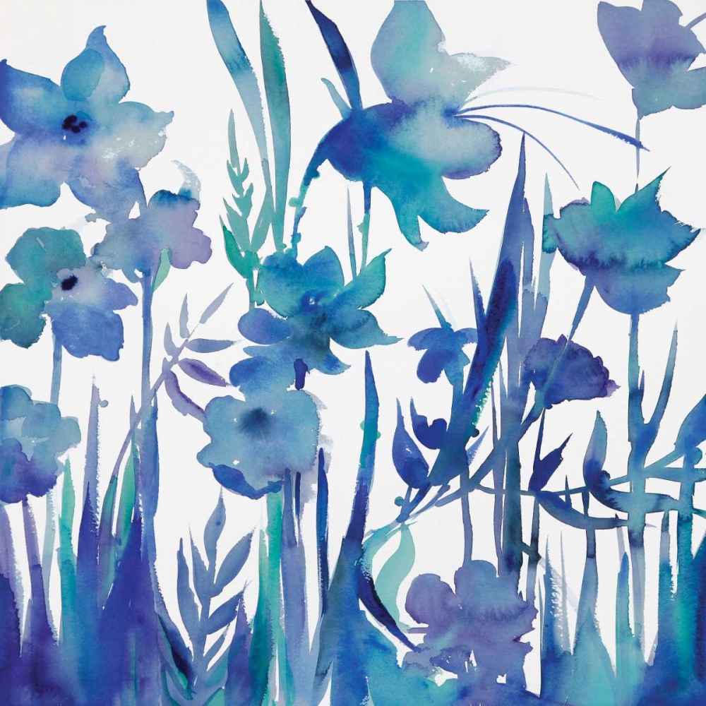Afternoon Indigo I art print by Theresa Troise Heidel for $57.95 CAD