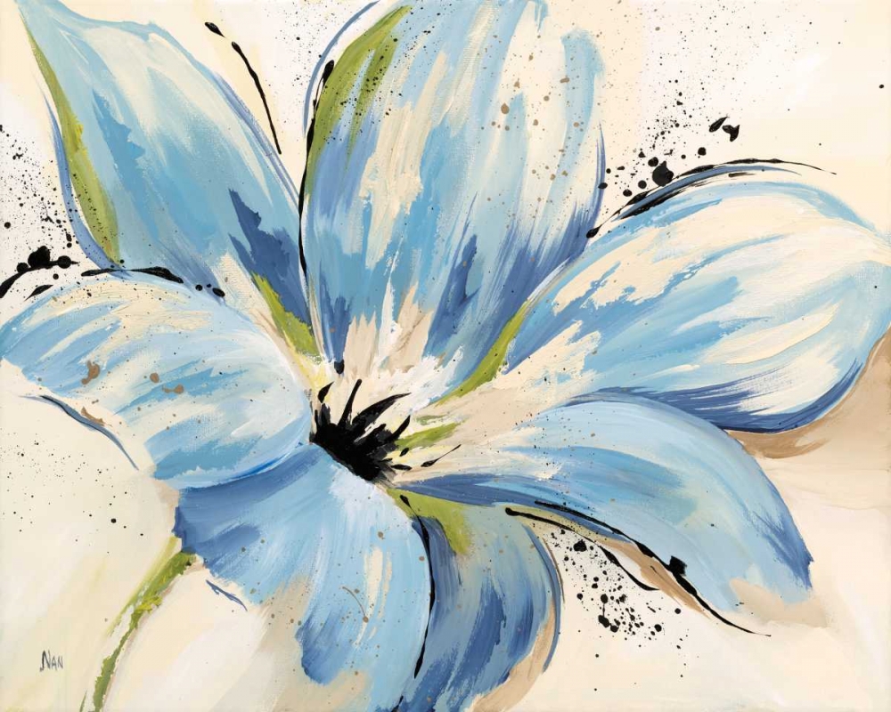 Touch of Blue I art print by Nan for $57.95 CAD