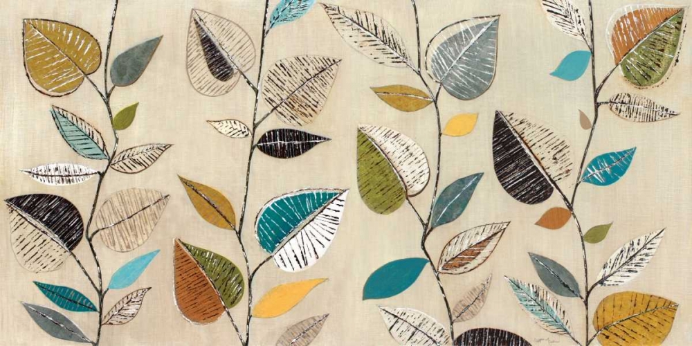 Dancing Leaves III art print by Tava Studios for $57.95 CAD
