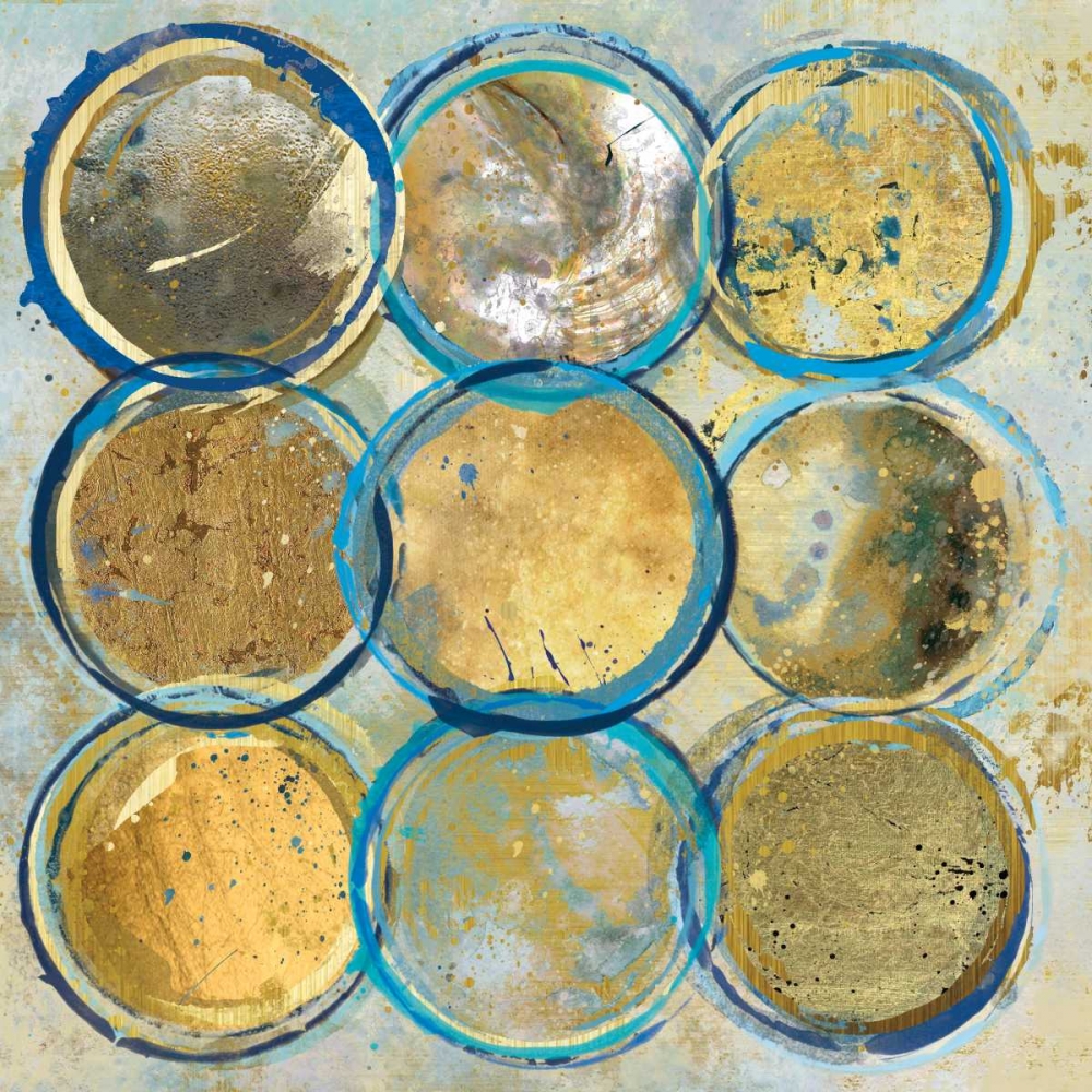 Indigo Gold art print by Carol Robinson for $57.95 CAD