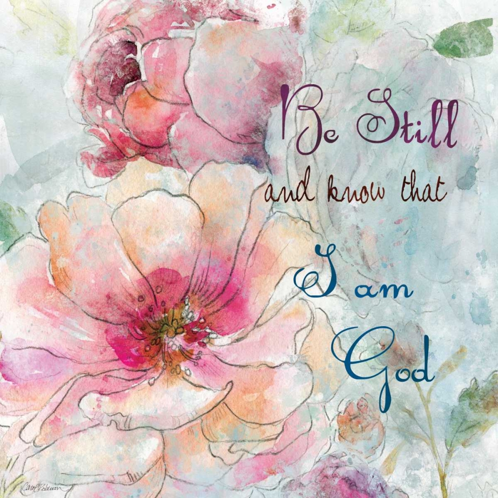 Scripture Flowers art print by Carol Robinson for $57.95 CAD