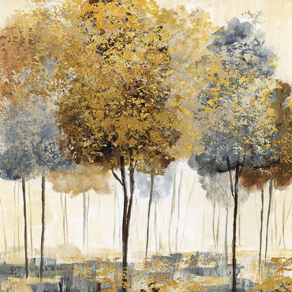 Metallic Forest I art print by Nan for $57.95 CAD