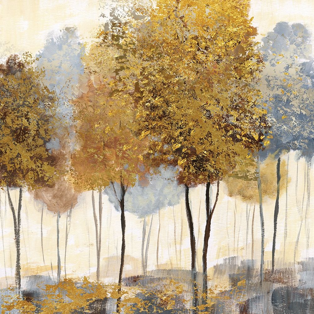 Metallic Forest II art print by Nan for $57.95 CAD