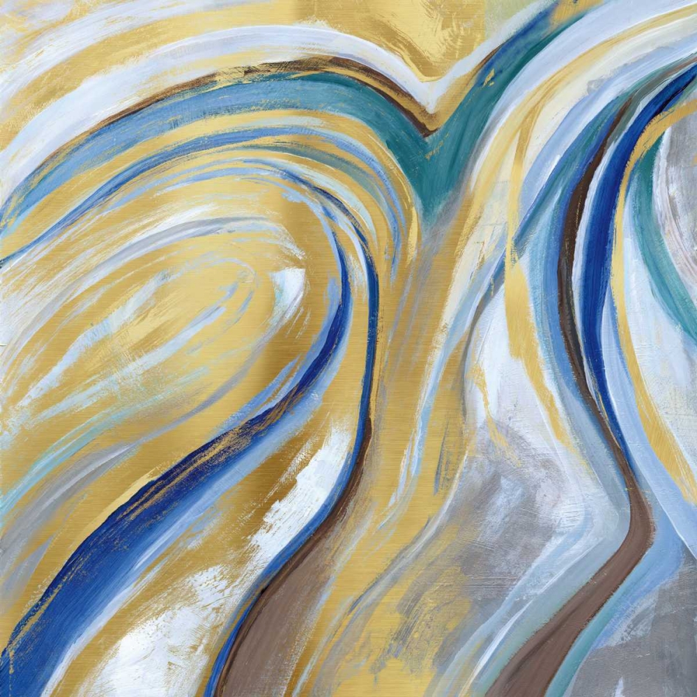 Agate and Gold I art print by Nan for $57.95 CAD
