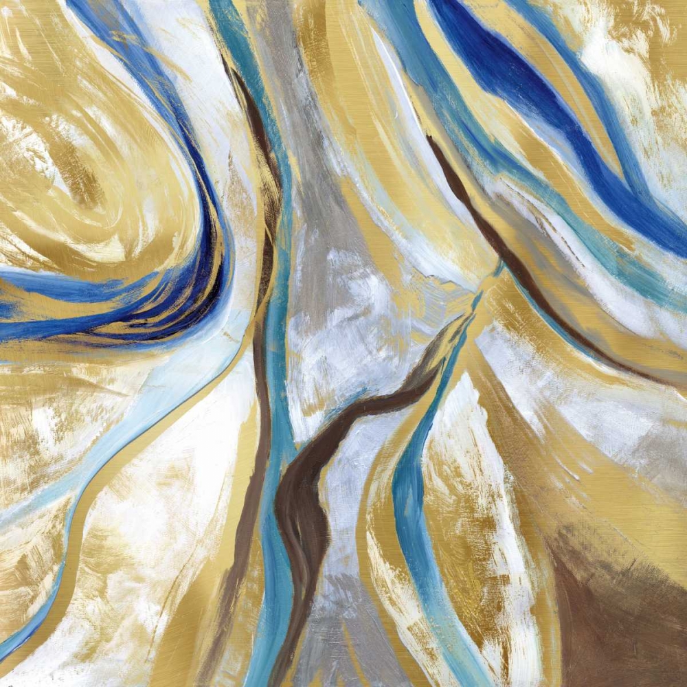 Agate and Gold II art print by Nan for $57.95 CAD