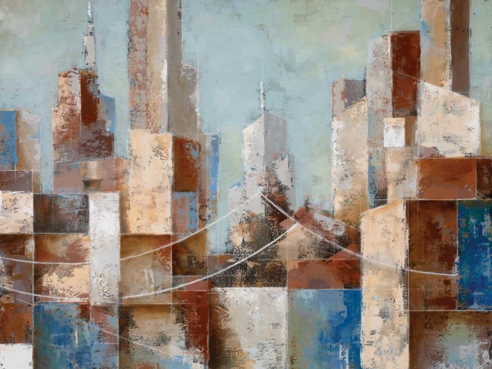 Cityscape art print by Ken Berman for $57.95 CAD