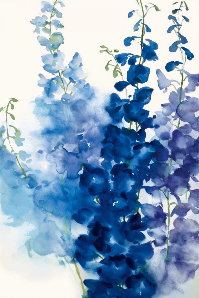 Delphinium II art print by Rogier Daniels for $57.95 CAD