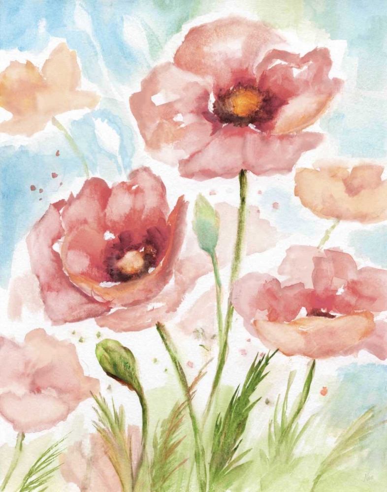 Botanical Blush I art print by Nan for $57.95 CAD