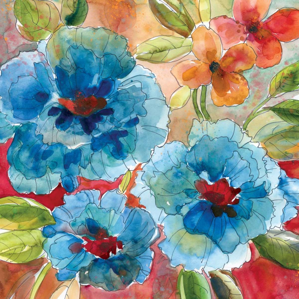 Garden Party II art print by Carol Robinson for $57.95 CAD