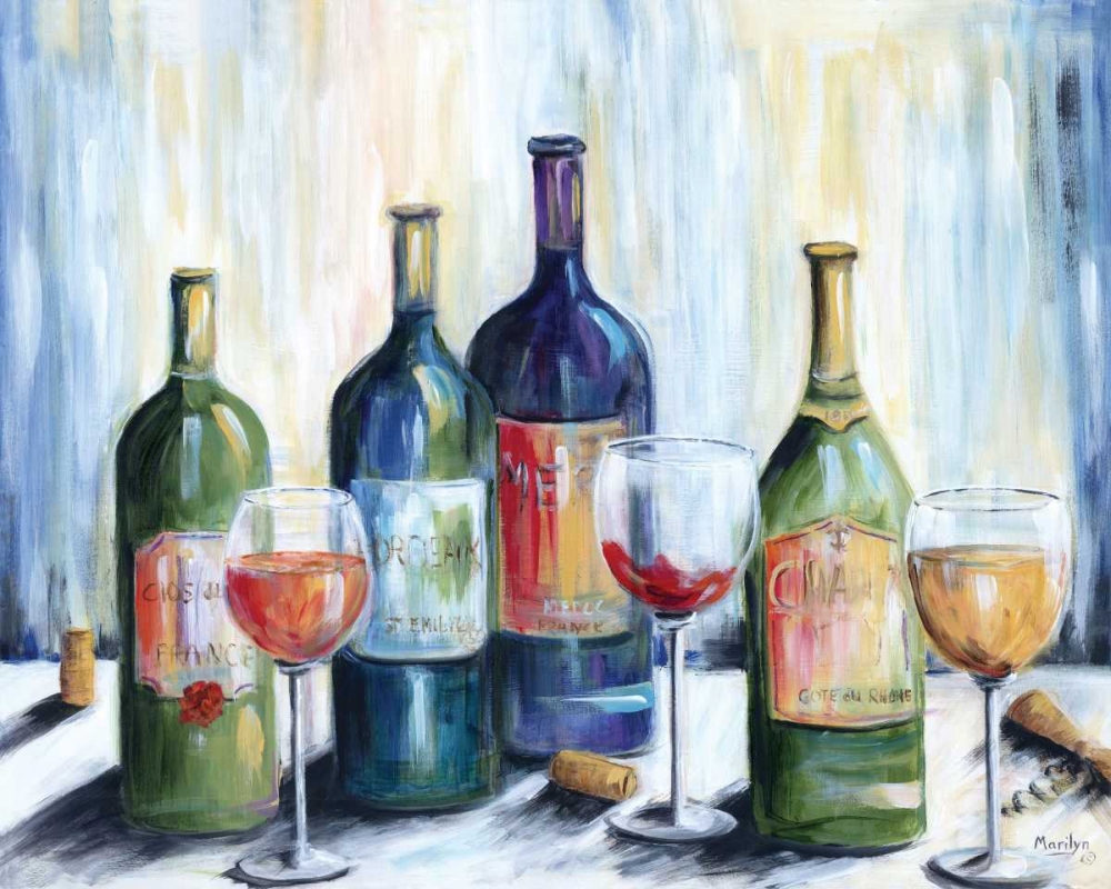Dinner Party I art print by Marilyn Dunlap for $57.95 CAD