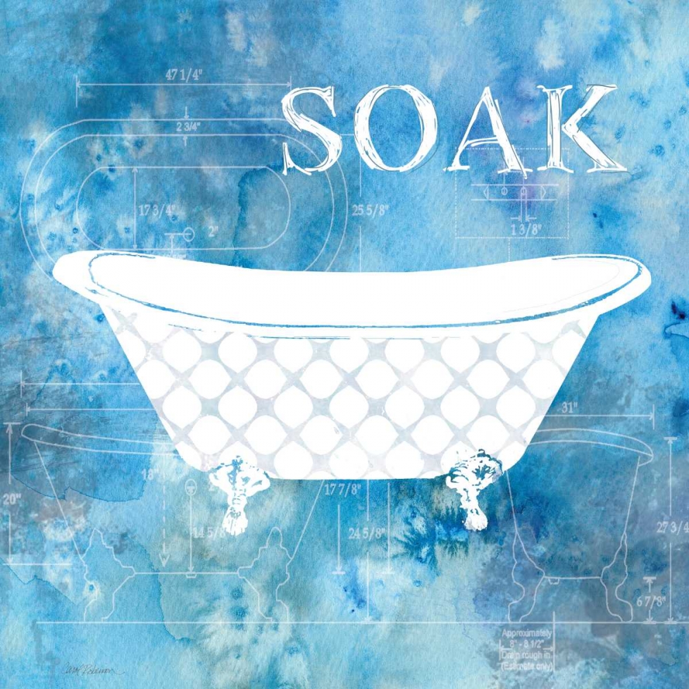 Bath Plans I art print by Carol Robinson for $57.95 CAD