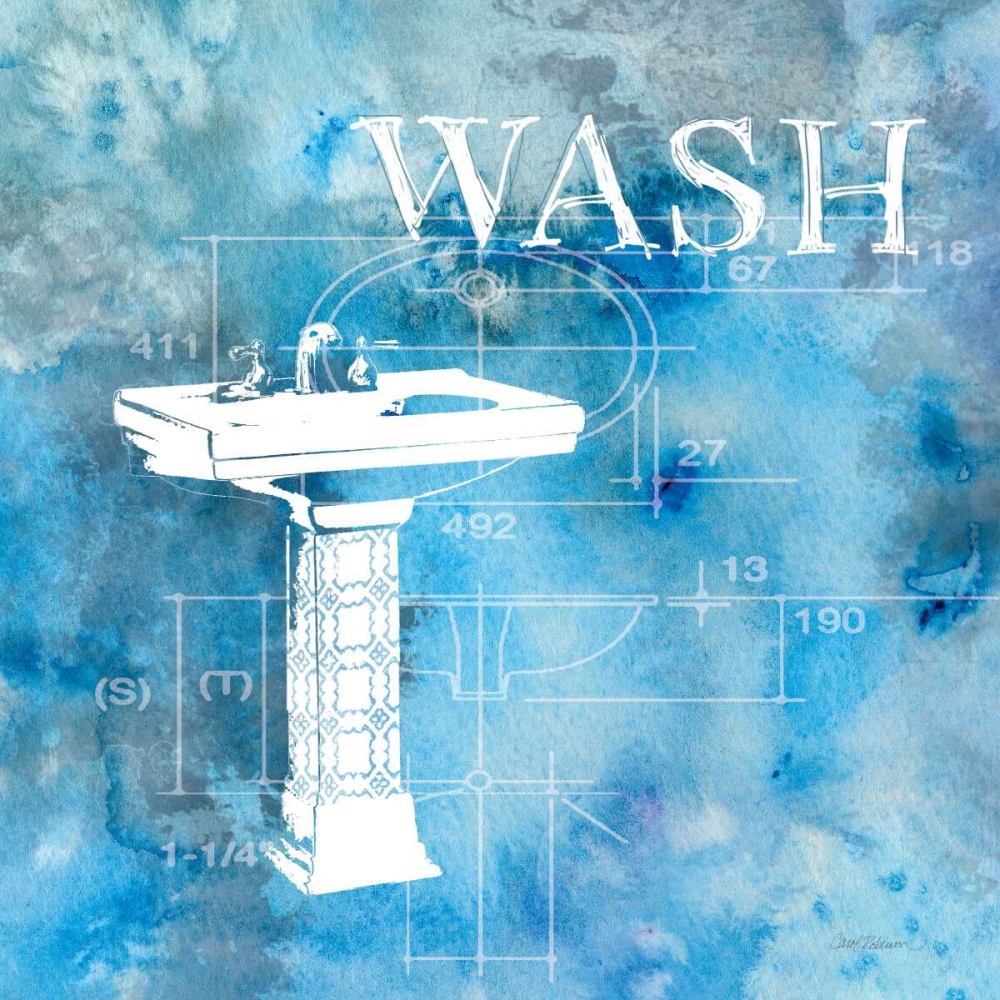 Bath Plans II art print by Carol Robinson for $57.95 CAD