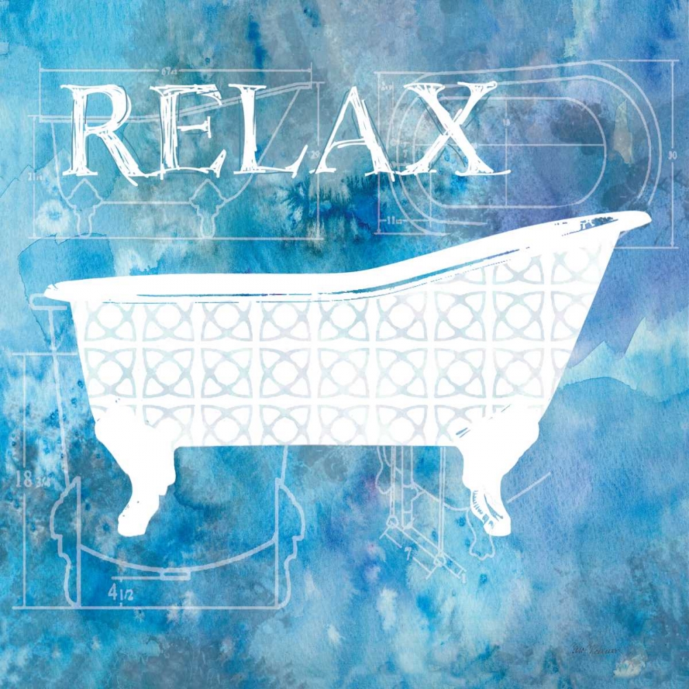 Bath Plans III art print by Carol Robinson for $57.95 CAD