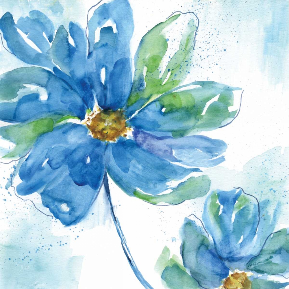 Rendered In Blue I art print by Nan for $57.95 CAD