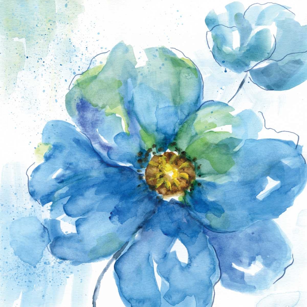 Rendered In Blue II art print by Nan for $57.95 CAD