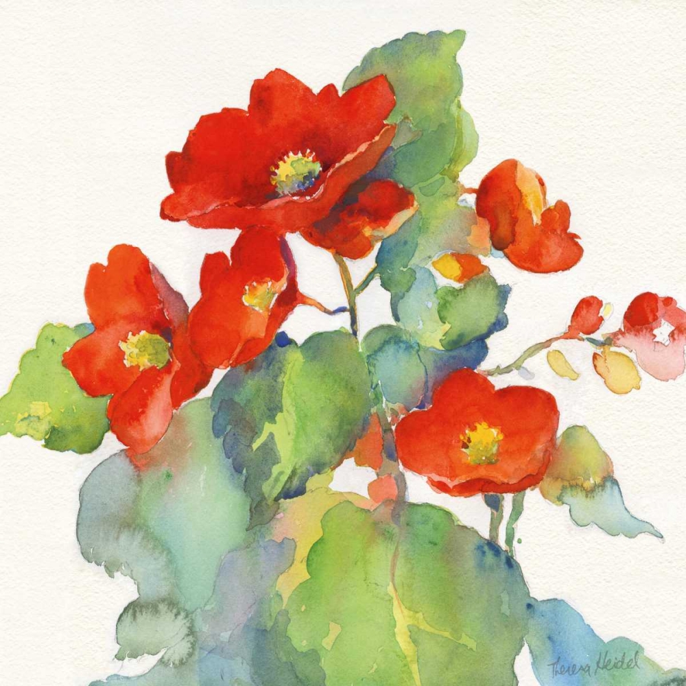 Begonia II art print by Theresa Troise Heidel for $57.95 CAD