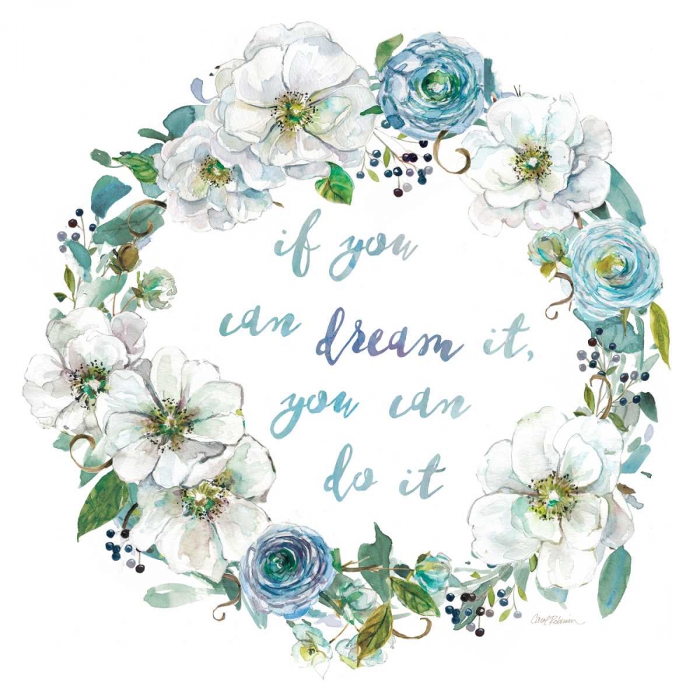 Dream Wreath art print by Carol Robinson for $57.95 CAD