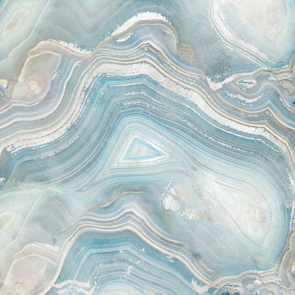 Agate in Blue I art print by Nan for $57.95 CAD