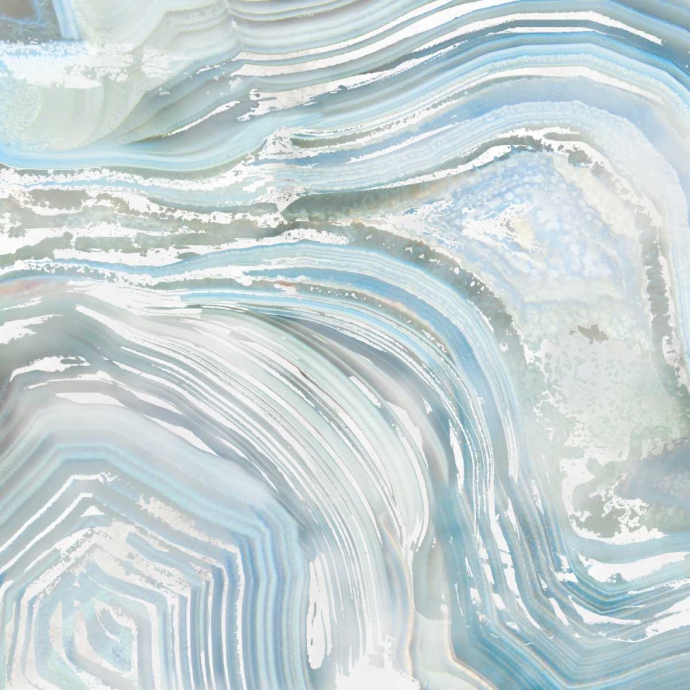 Agate in Blue II art print by Nan for $57.95 CAD