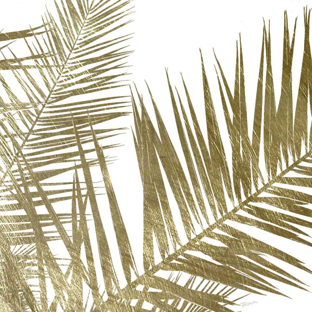 Golden Frond I art print by Katrina Craven for $57.95 CAD