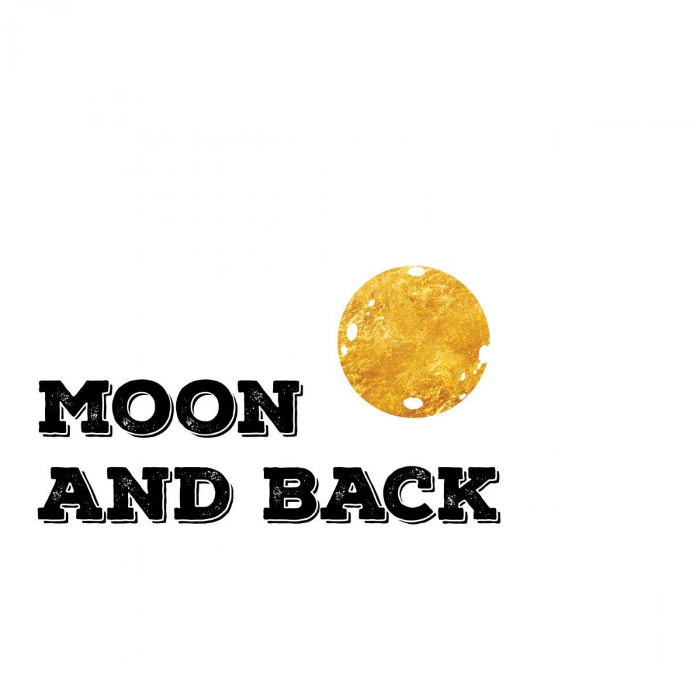 Moon And Back art print by CAD Designs for $57.95 CAD