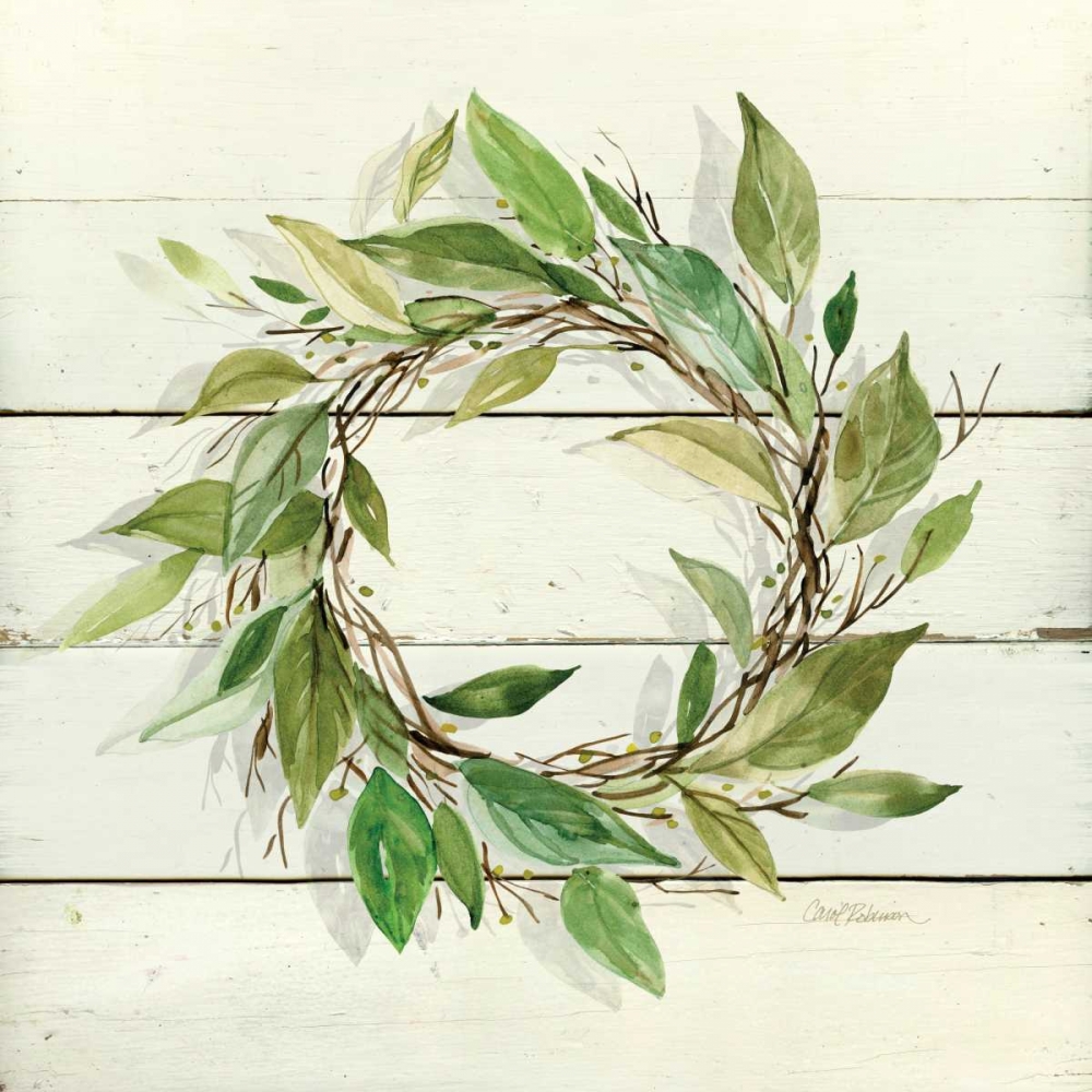 Bay Leaf Wreath art print by Carol Robinson for $57.95 CAD