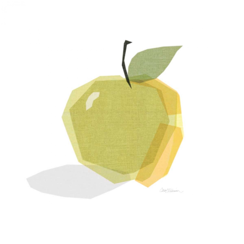 Green Linen Apple art print by Carol Robinson for $57.95 CAD