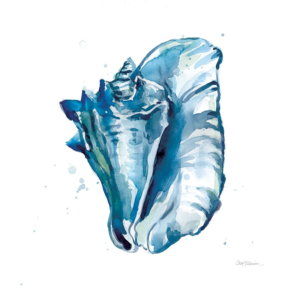 Blue Shell Relax art print by Carol Robinson for $57.95 CAD