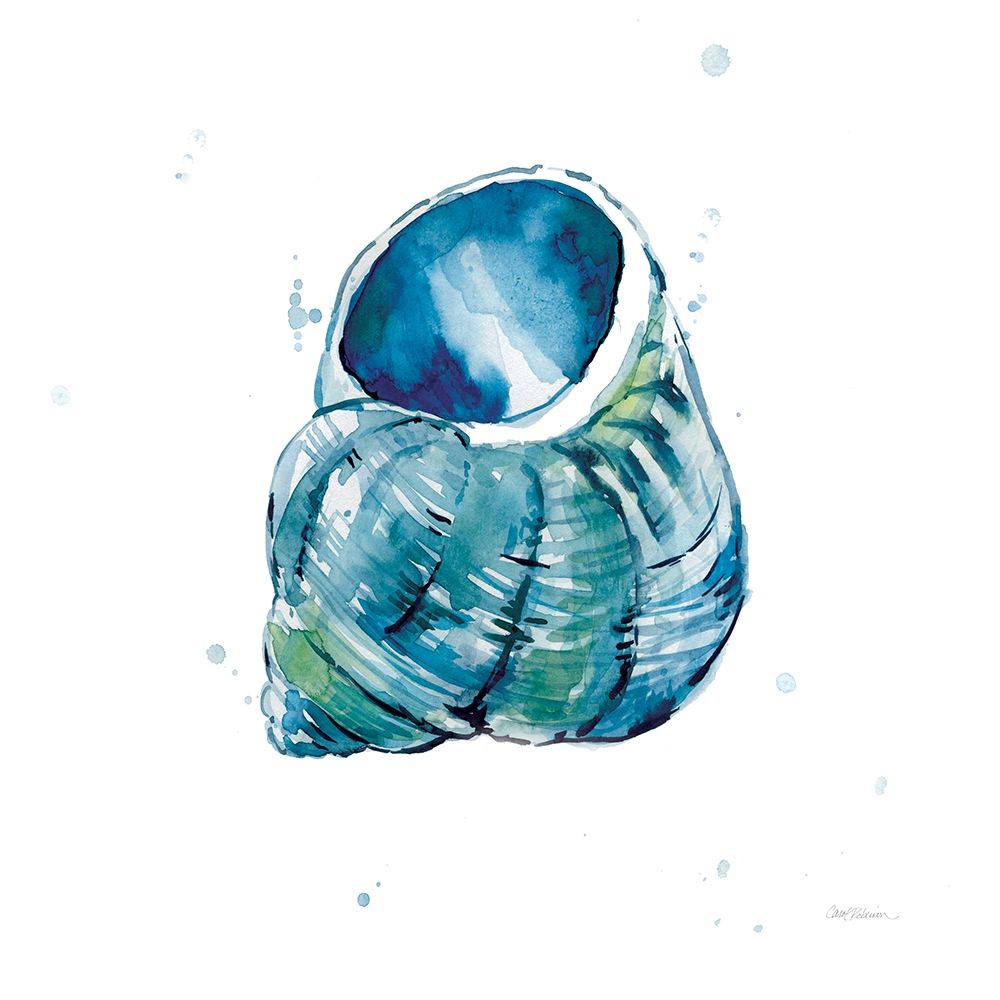 Blue Shell Soothe art print by Carol Robinson for $57.95 CAD
