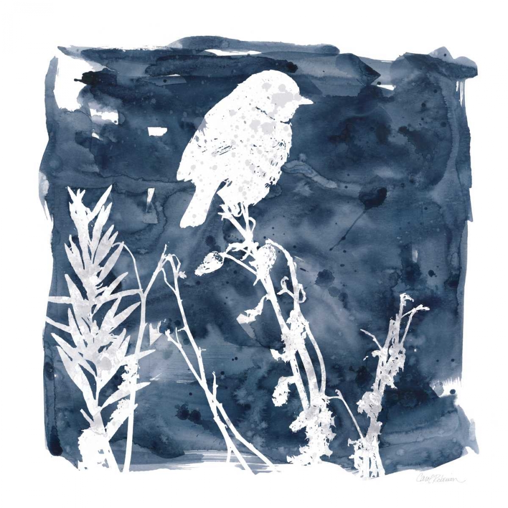 Indigo Bird I art print by Carol Robinson for $57.95 CAD
