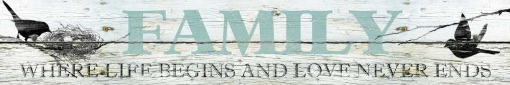 Shiplap - Family art print by Carol Robinson for $57.95 CAD