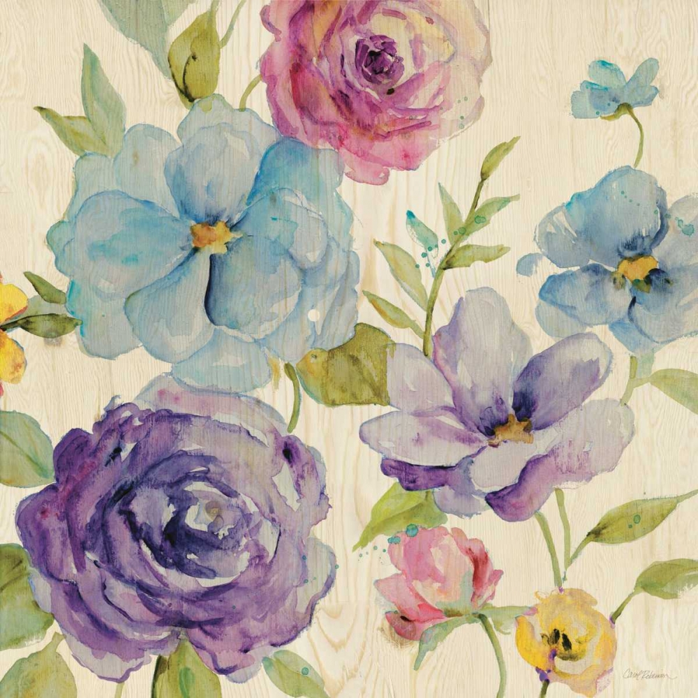 Flower Medley I art print by Carol Robinson for $57.95 CAD