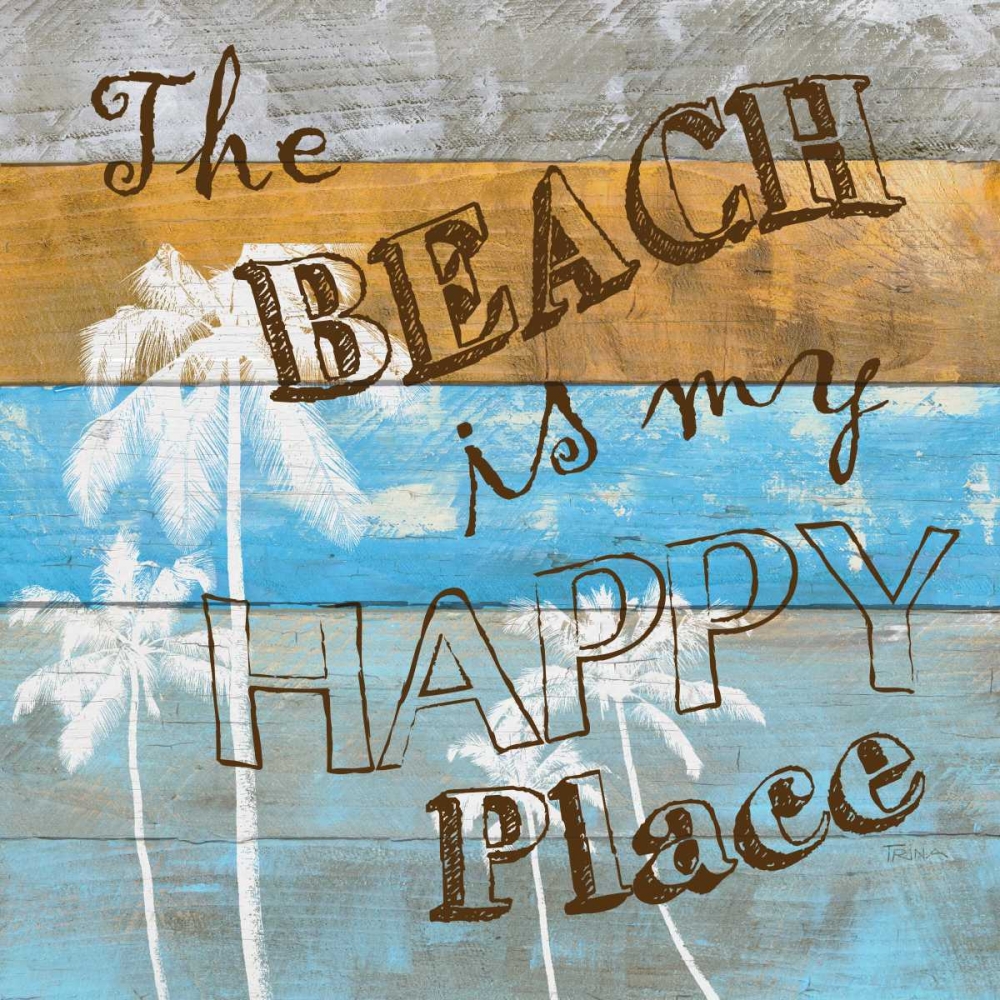 Woodgrain Happy art print by Katrina Craven for $57.95 CAD