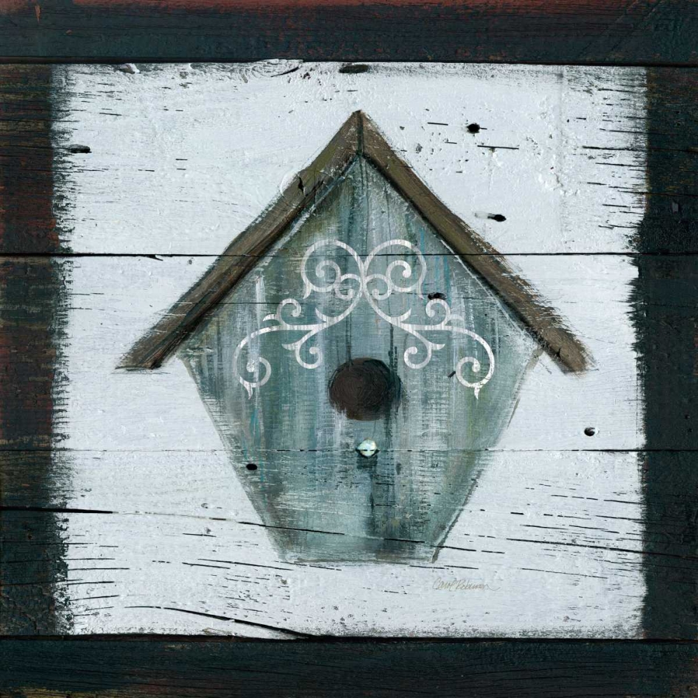 Stained Birdhouse art print by Carol Robinson for $57.95 CAD