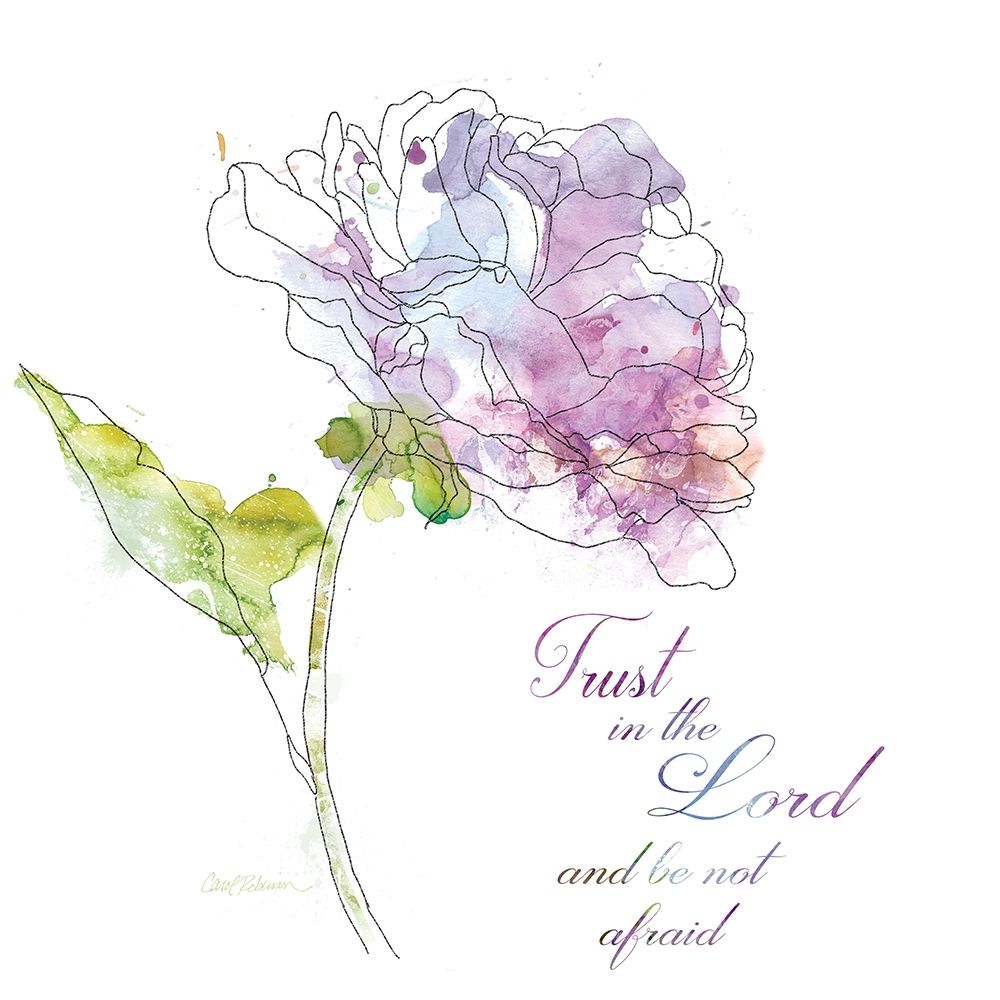 Scripture Bloom III art print by Carol Robinson for $57.95 CAD