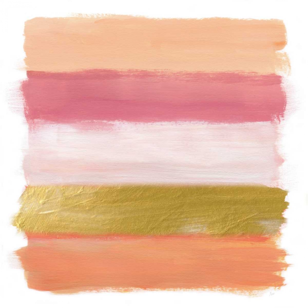 Coral Strokes art print by Nan for $57.95 CAD