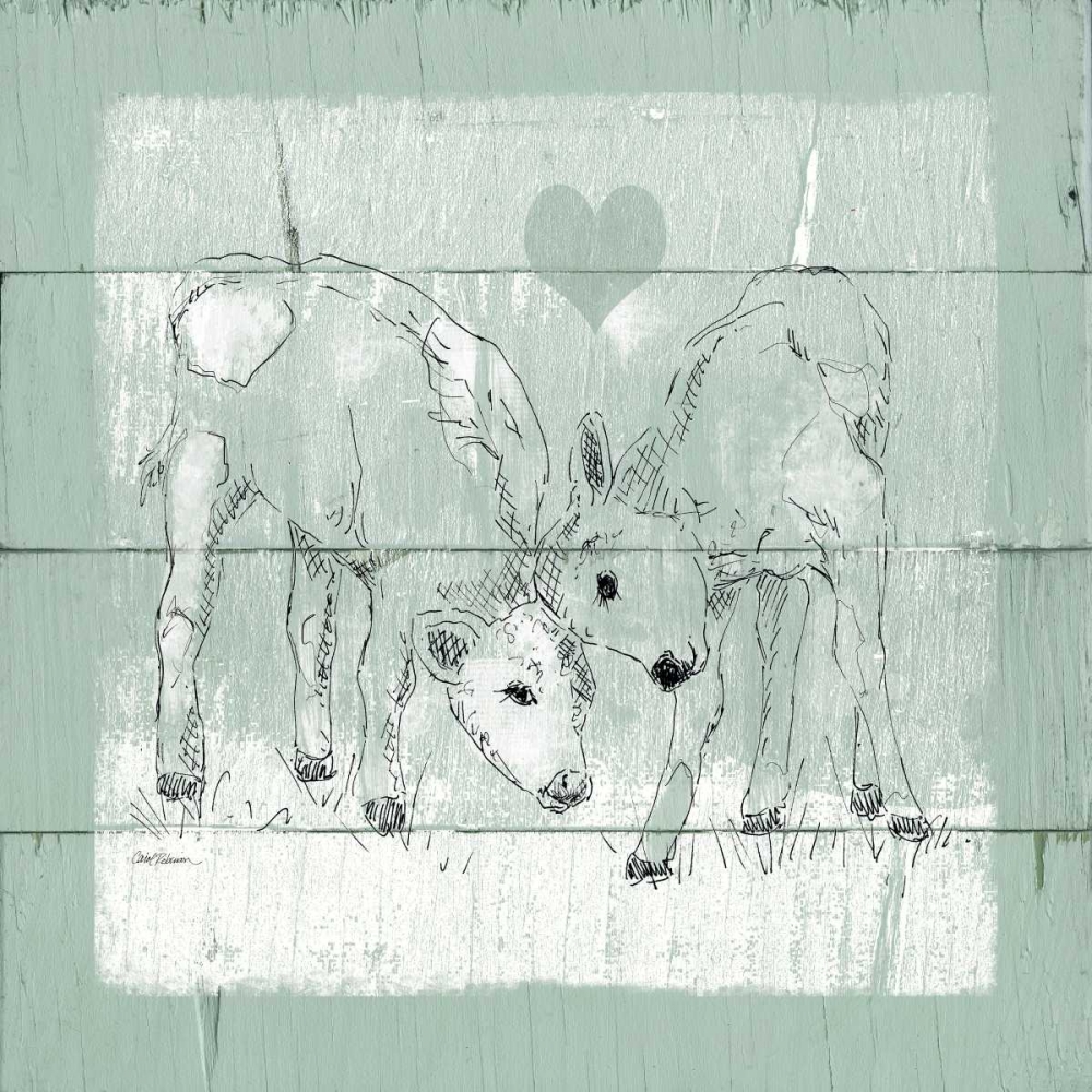 Friendly Calves II art print by Carol Robinson for $57.95 CAD