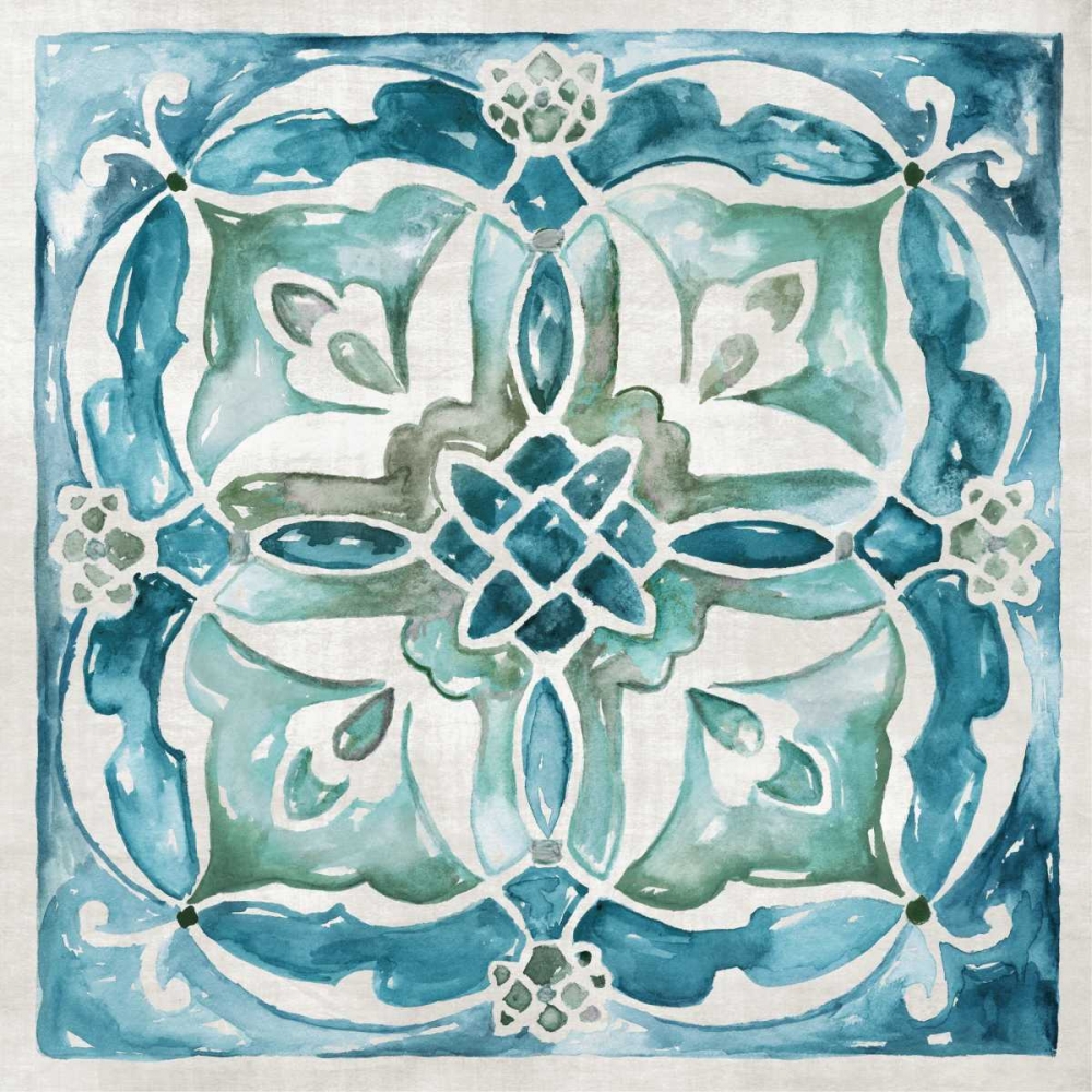 Carribean Tile III art print by Nan for $57.95 CAD
