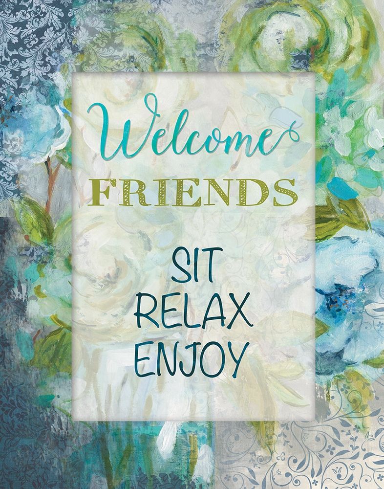 Welcome Blessing I art print by Carol Robinson for $57.95 CAD