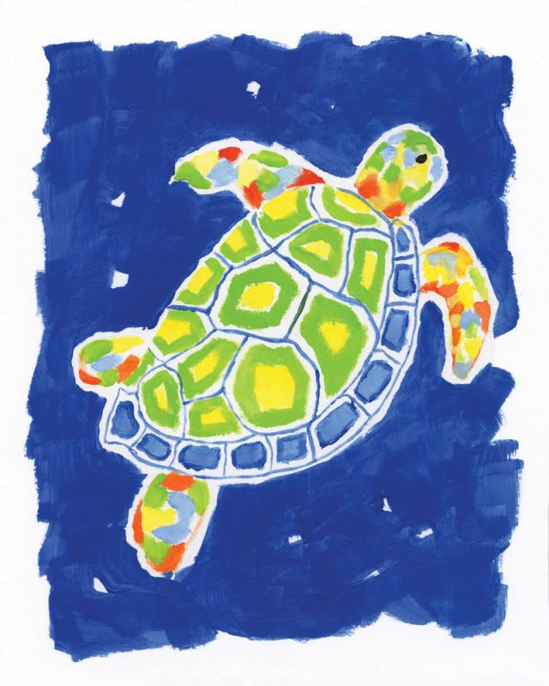 Bright Turtle art print by Nan for $57.95 CAD