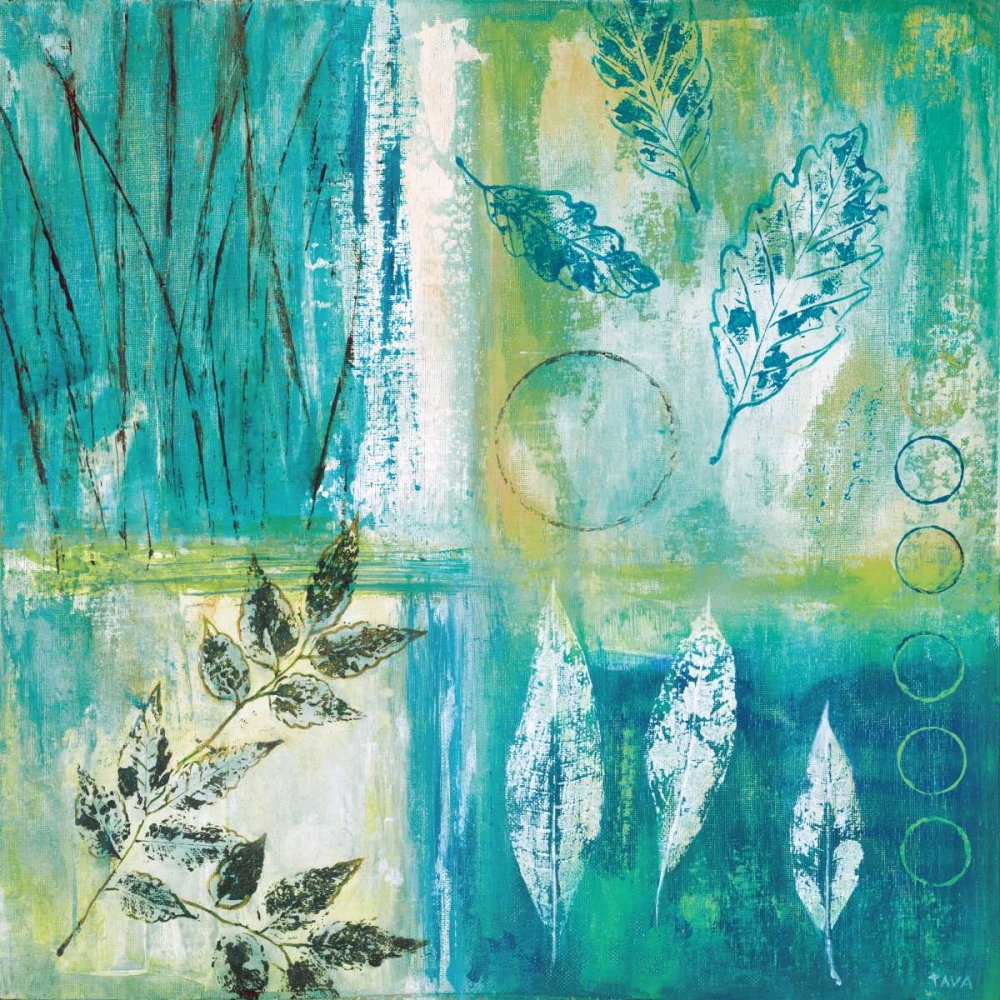 Teal Earth I art print by Tava Studios for $57.95 CAD