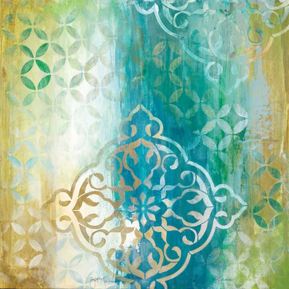 Teal Impression I art print by Tava Studios for $57.95 CAD