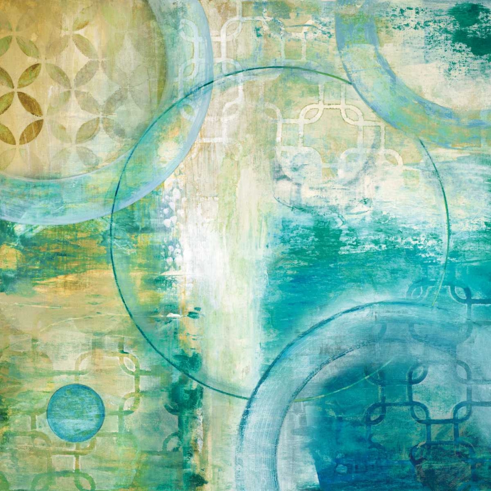 Teal Aire I art print by Tava Studios for $57.95 CAD