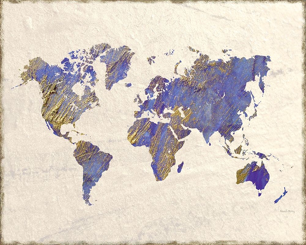 Painterly World art print by Amanda Murray for $57.95 CAD