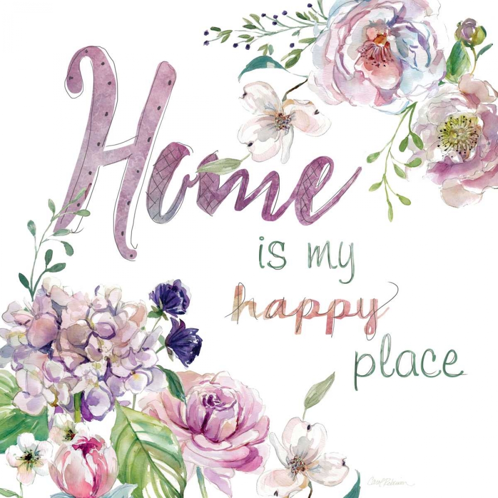 Home Is My Happy art print by Carol Robinson for $57.95 CAD