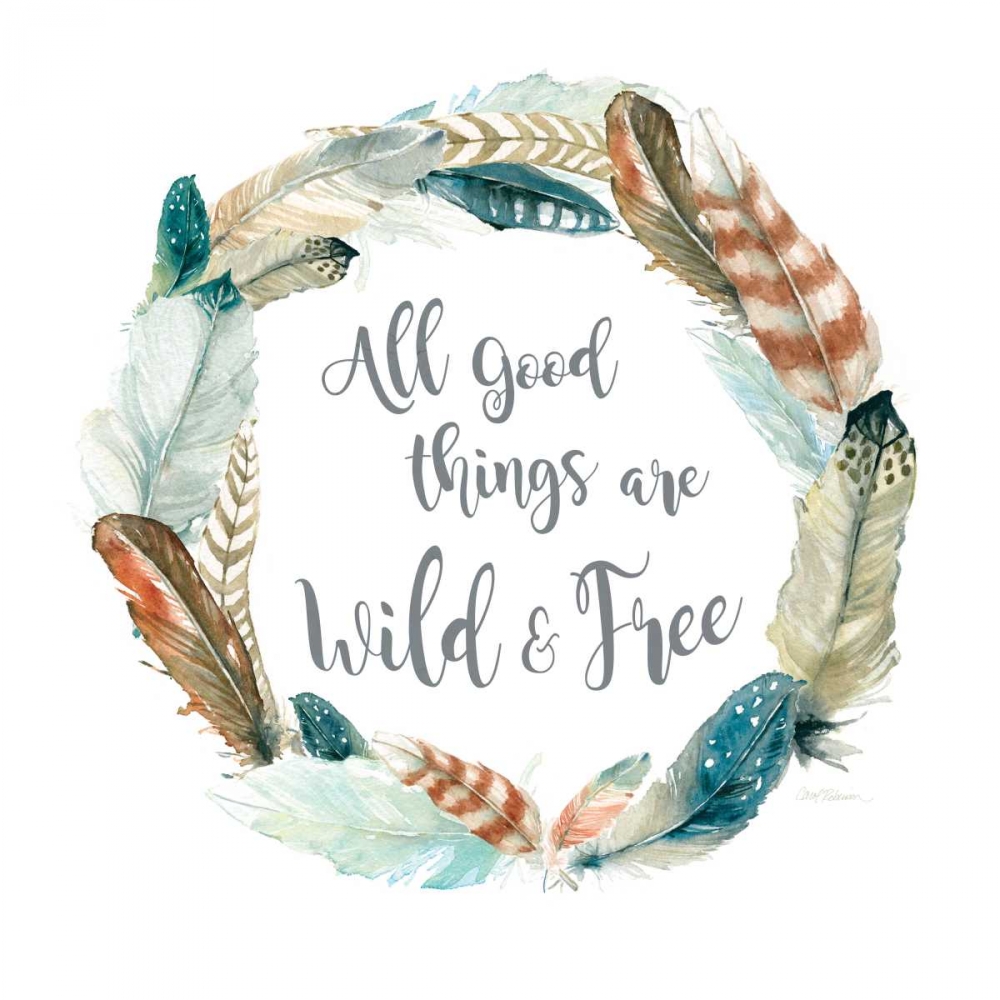 Feather Wild And art print by Carol Robinson for $57.95 CAD