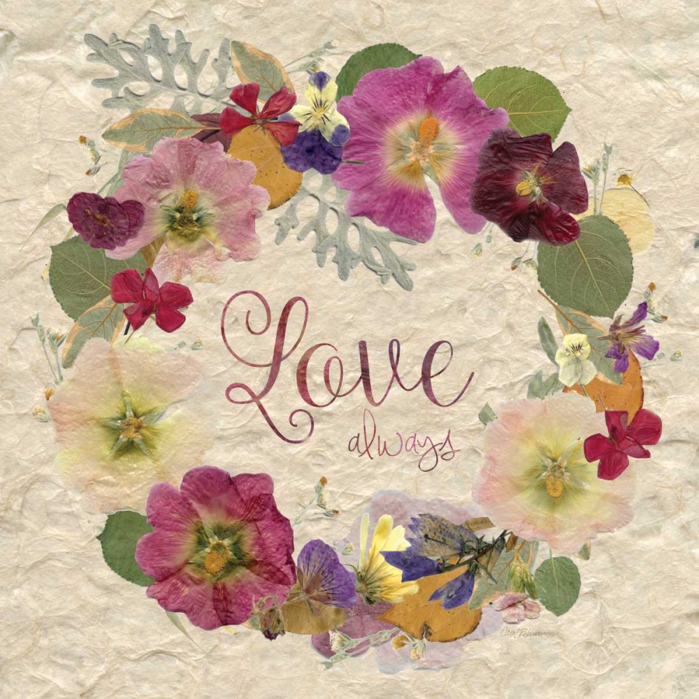 Pressed Wreath art print by Carol Robinson for $57.95 CAD