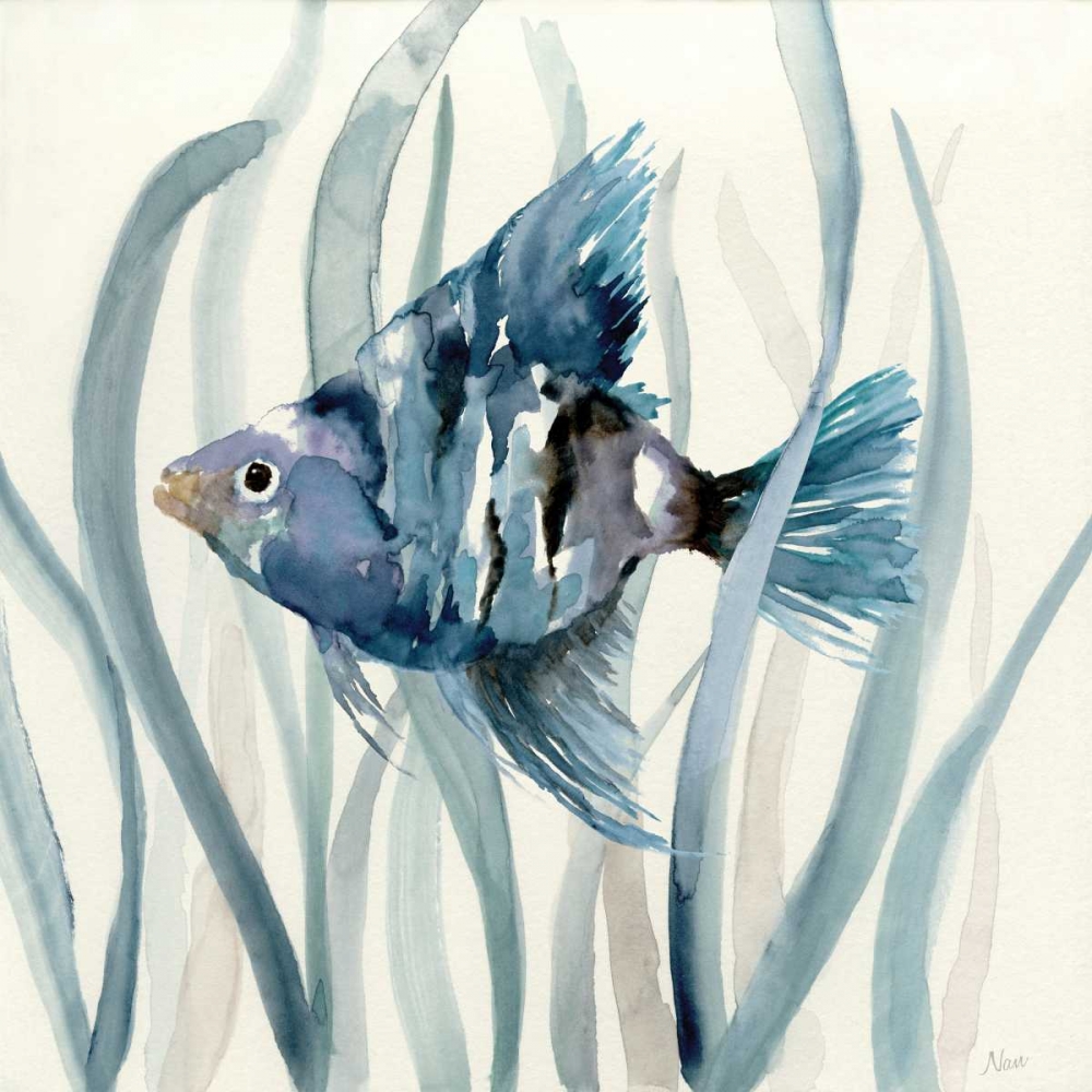Fish in Seagrass II art print by Nan for $57.95 CAD