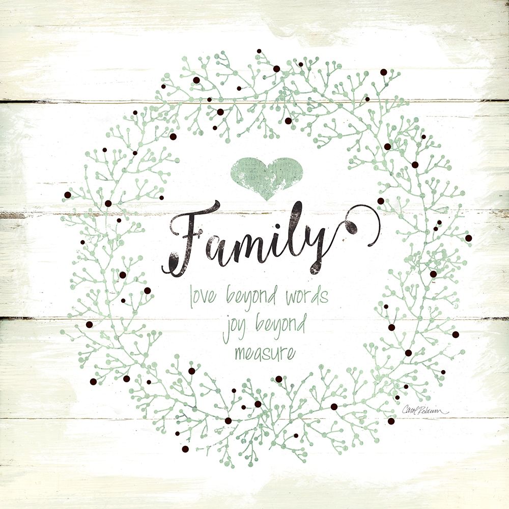 Family Wreath art print by Carol Robinson for $57.95 CAD