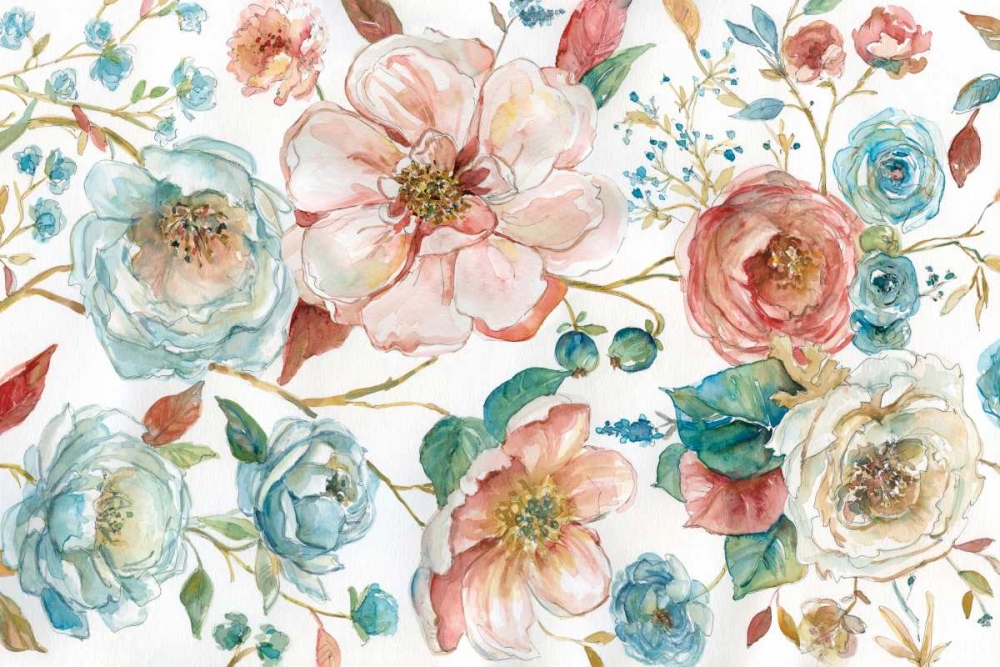 Rose Garden art print by Carol Robinson for $57.95 CAD